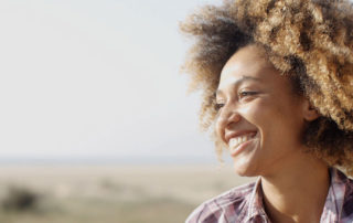 smiling woman